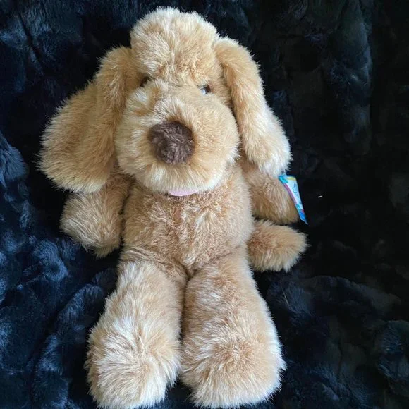 Vintage Applause Plush Puppy Golden Brown 1988 Hound Dog 16 Stuffy Long Ears 80s - Picture 12 of 13